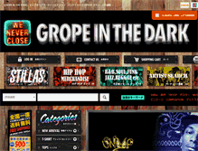 Tablet Screenshot of gropeinthedark.com